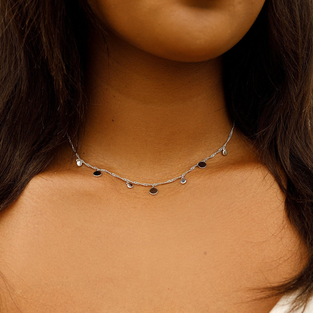 Mixed Mini Coins Choker 4