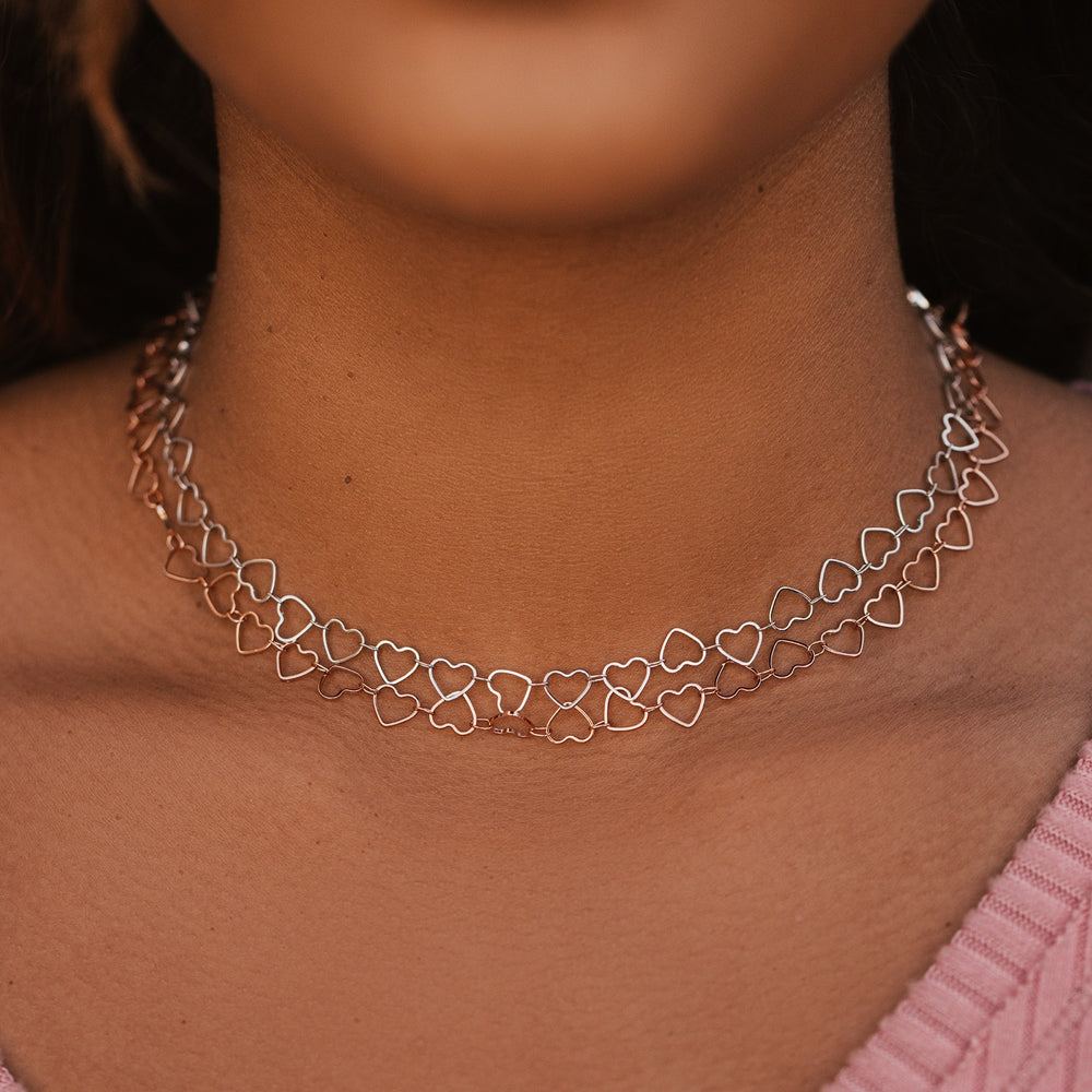 Heart Chain Choker 4