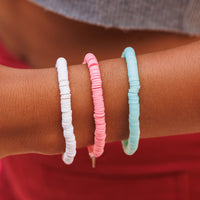 Pastel Disc Stretch Bracelet Gallery Thumbnail