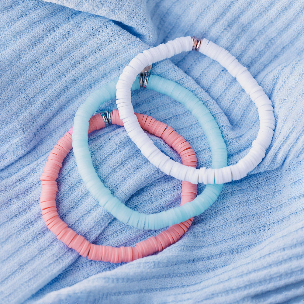 Pastel Disc Stretch Bracelet 6