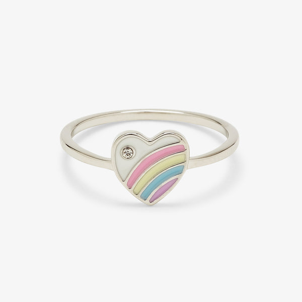 Pastel Vintage Heart Ring