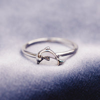 Mother of Pearl Dolphin Ring Gallery Thumbnail