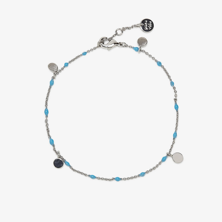 Mini Coin Beaded Anklet