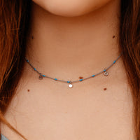 Mini Coin Beaded Choker Gallery Thumbnail