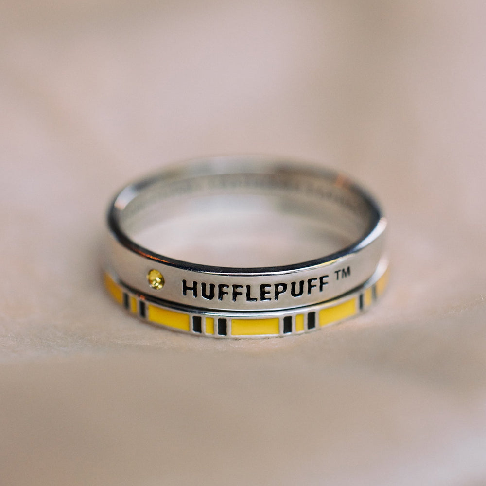 Hufflepuff™ House Ring Stack 3