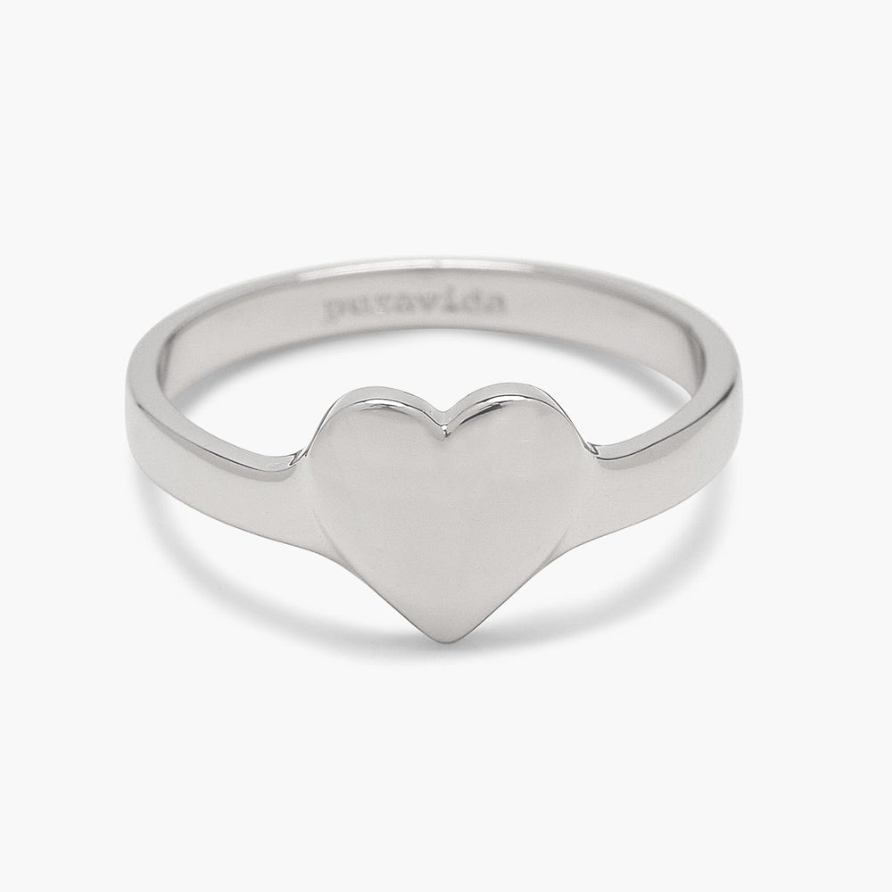 Engravable One Heart Ring 1