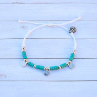 Mini Coin Beaded Bracelet Gallery Thumbnail