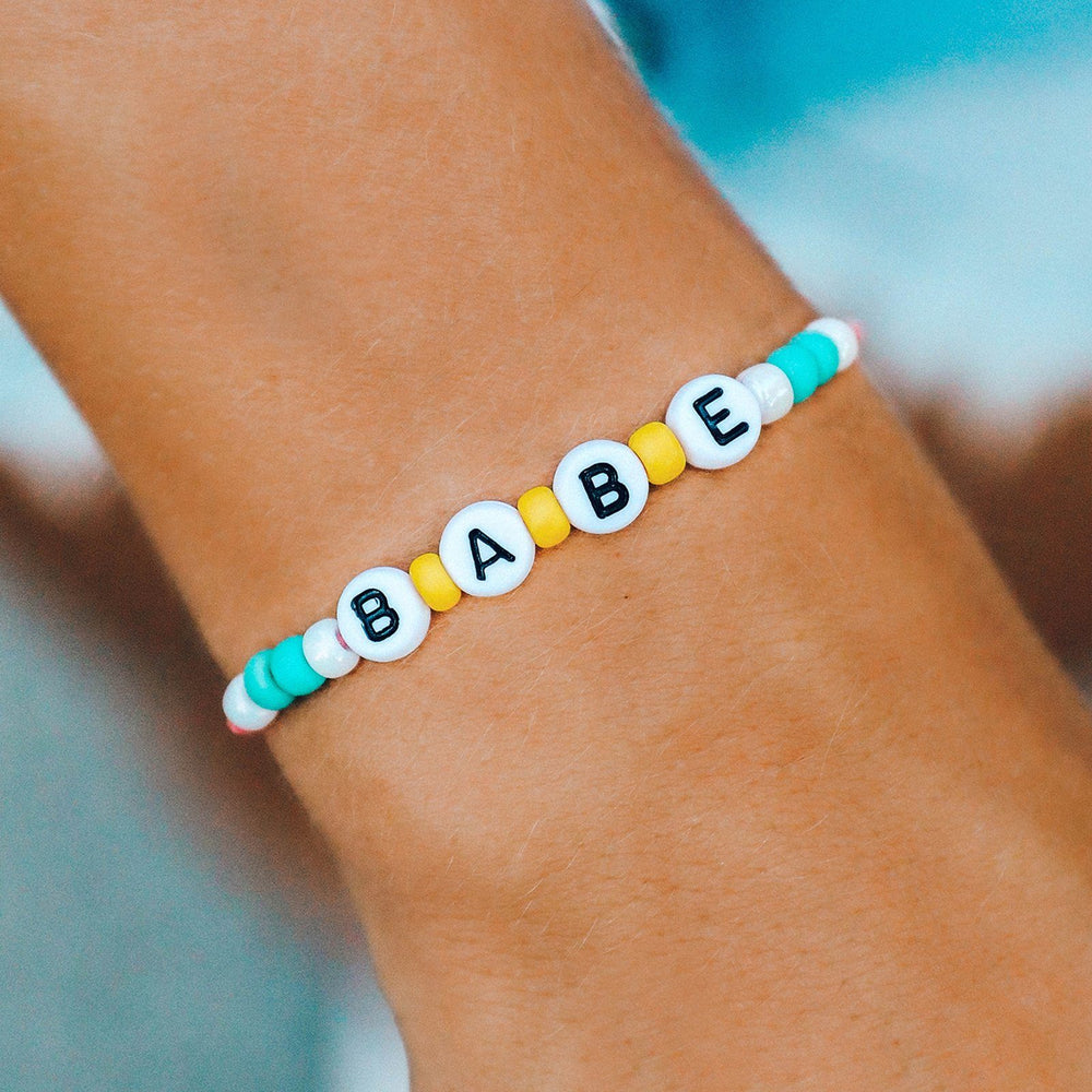 Babe Alphabet Bead Bracelet 2