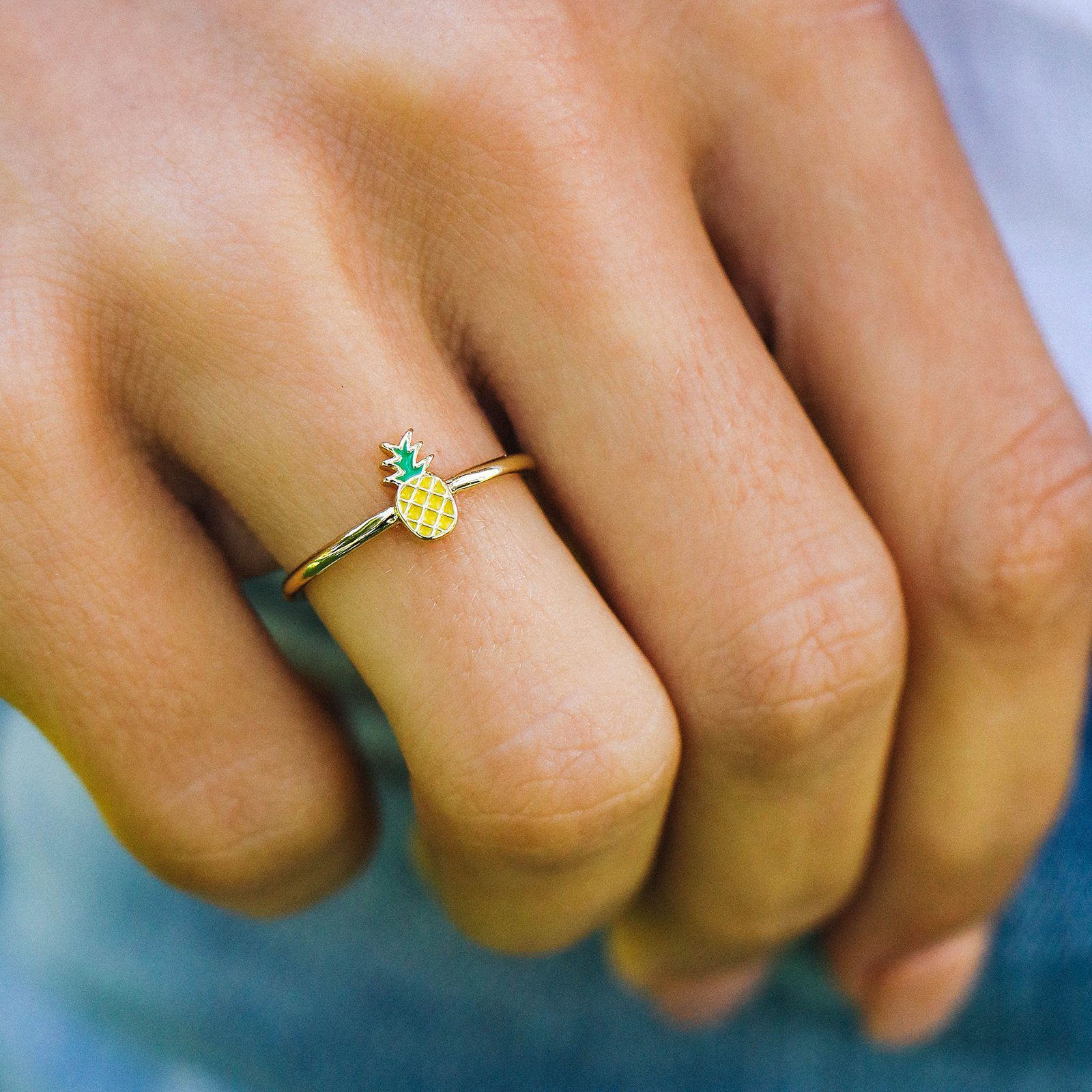 Pineapple on sale engagement ring