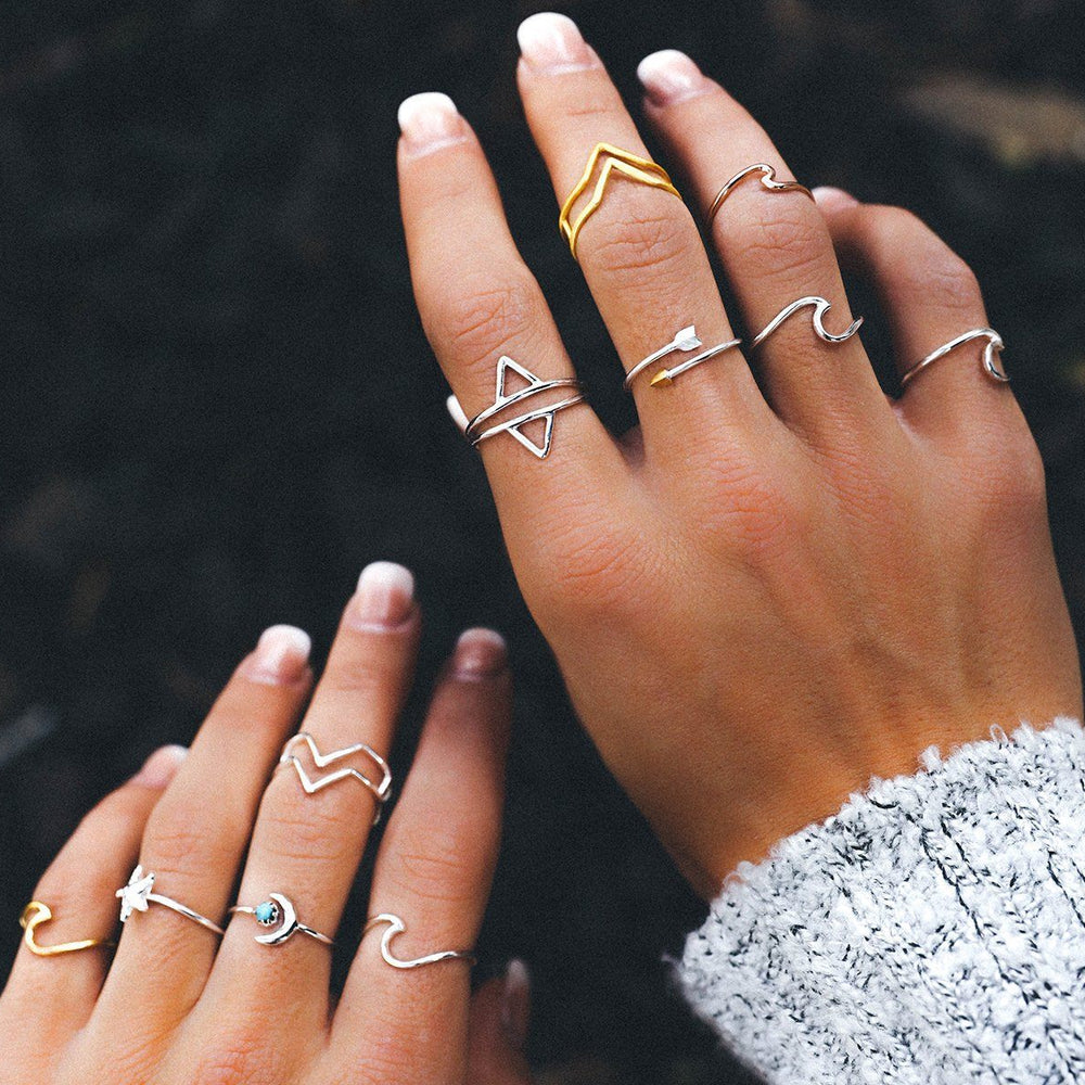 Double Arrow Ring 4