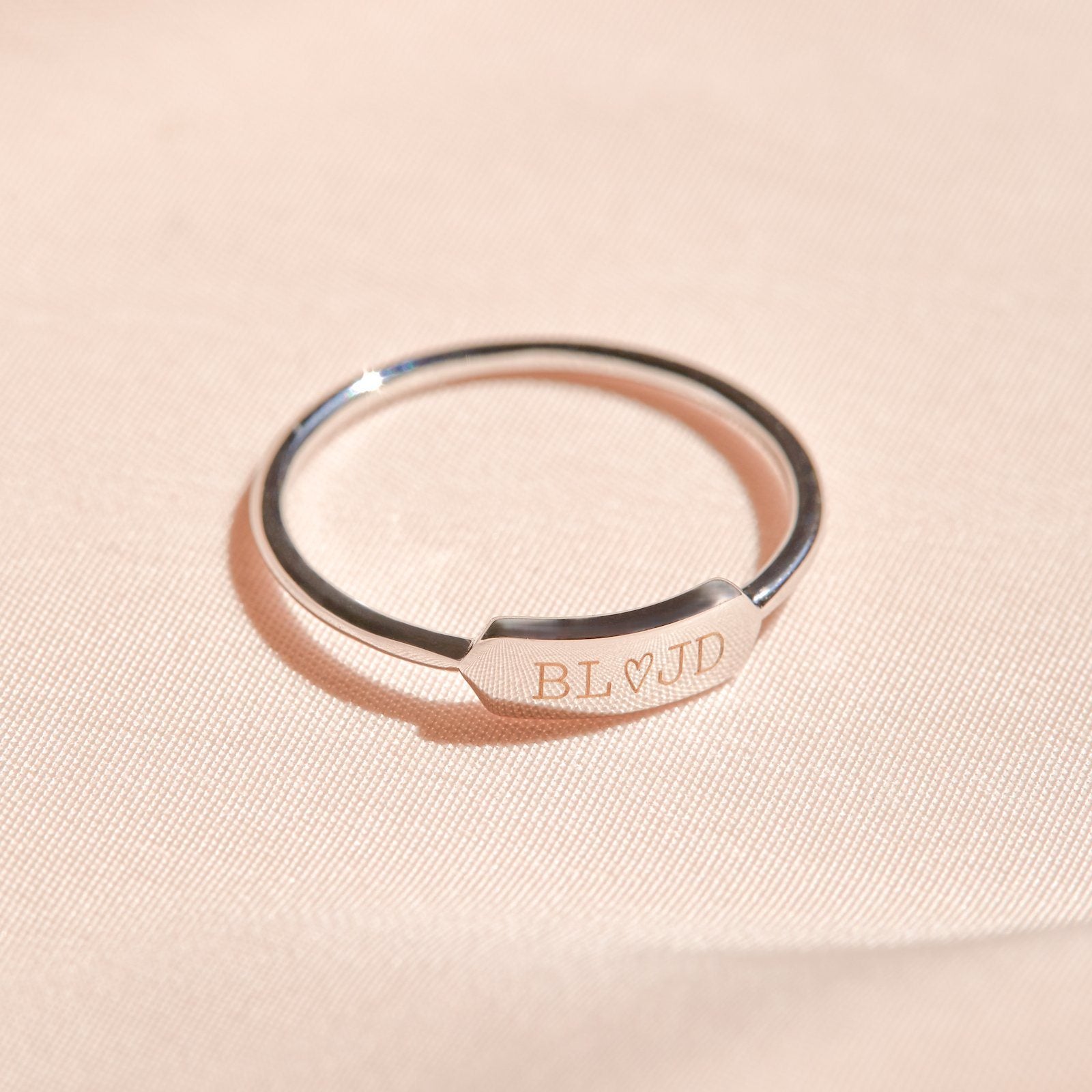 Personal engraved sale rings