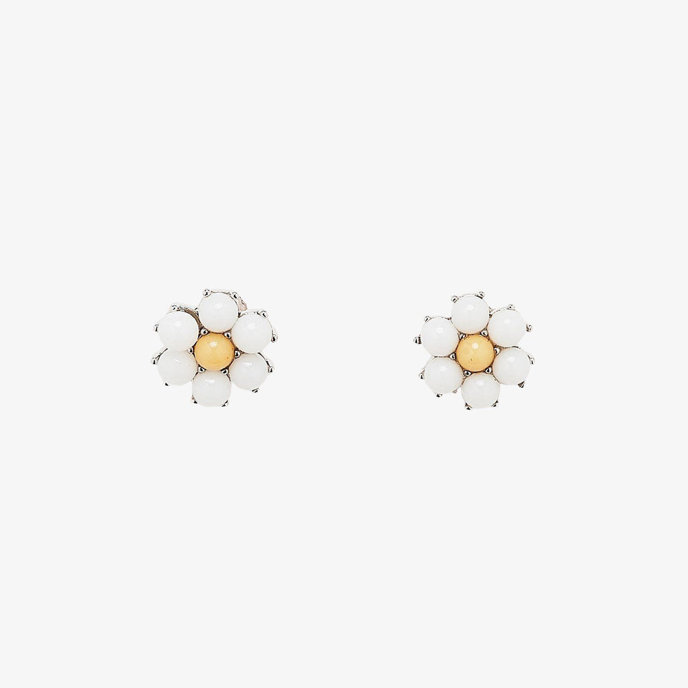 Gemstone Daisy Earrings 1