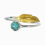 Gold Feather Ring