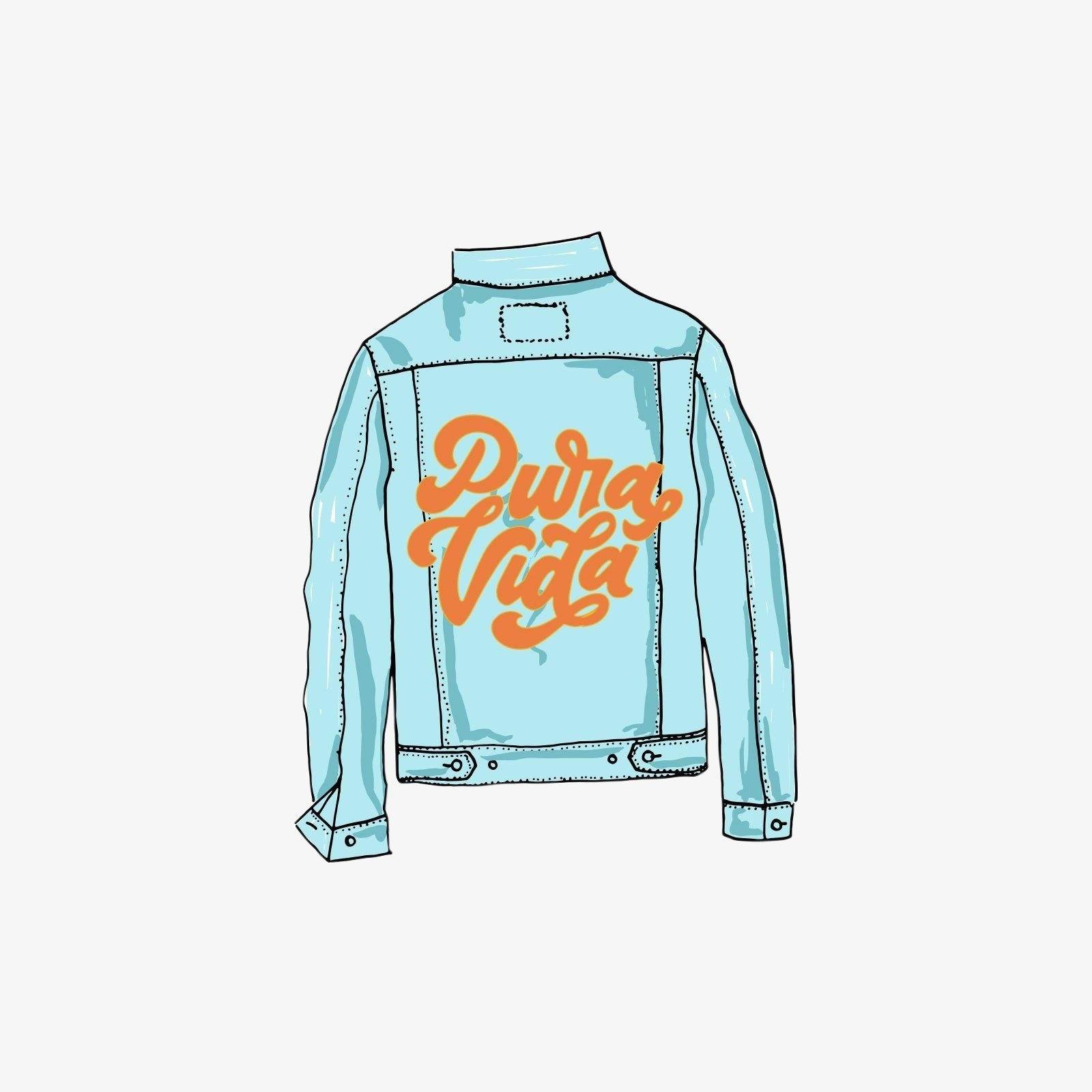 Jean Jacket Sticker