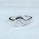 Wave Coin Ring