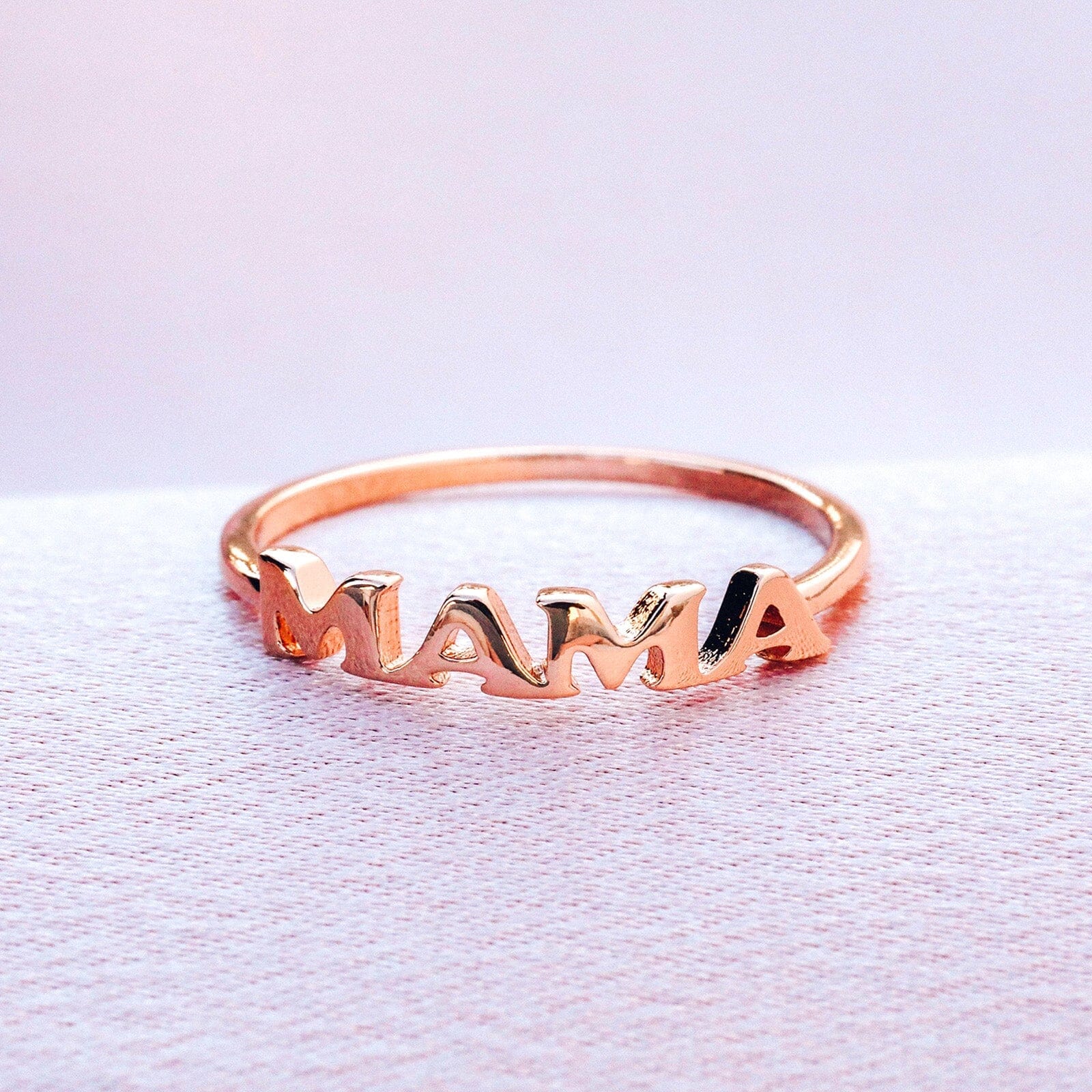 Mama on sale ring gold