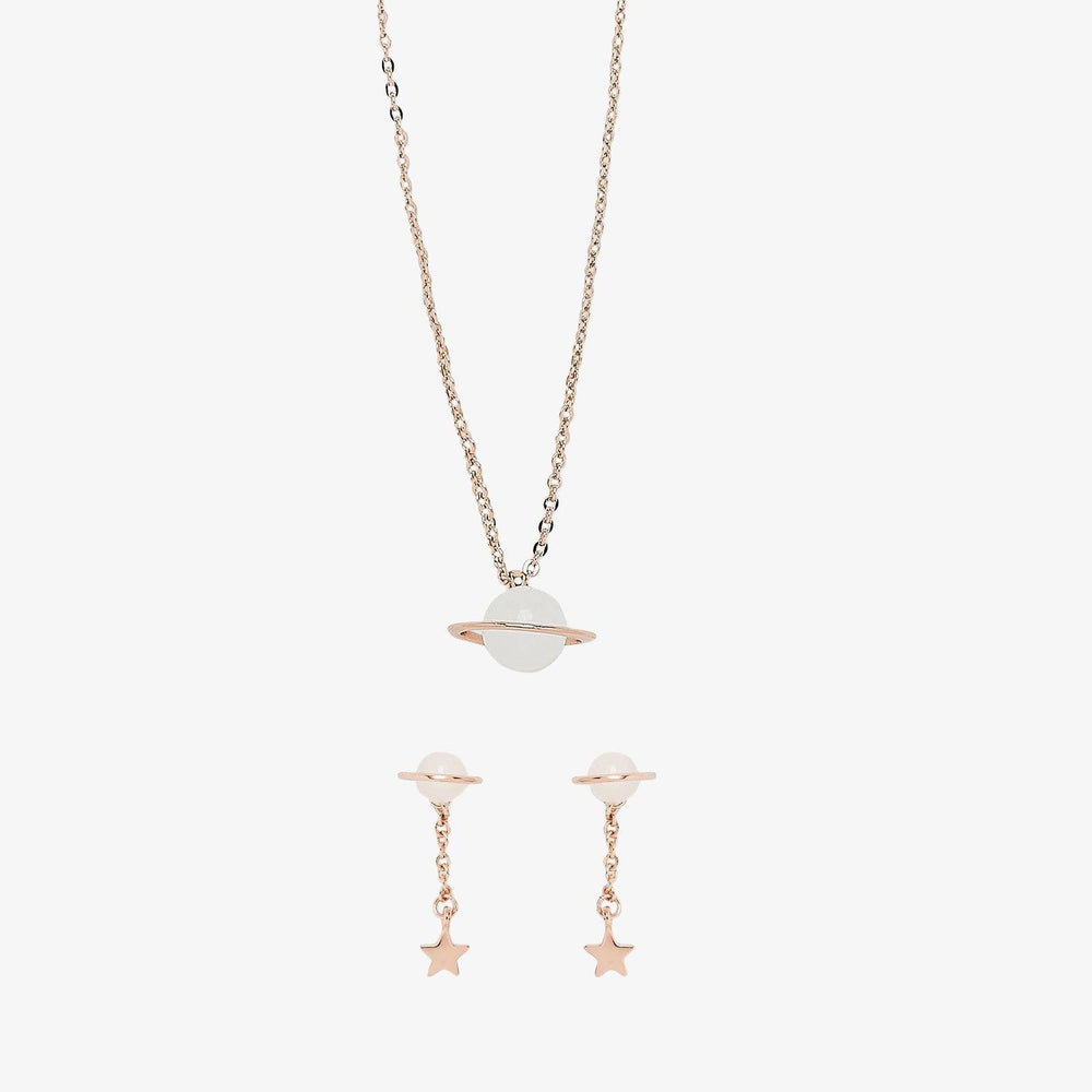 Rings of Saturn Mini Necklace – Yugen Handmade
