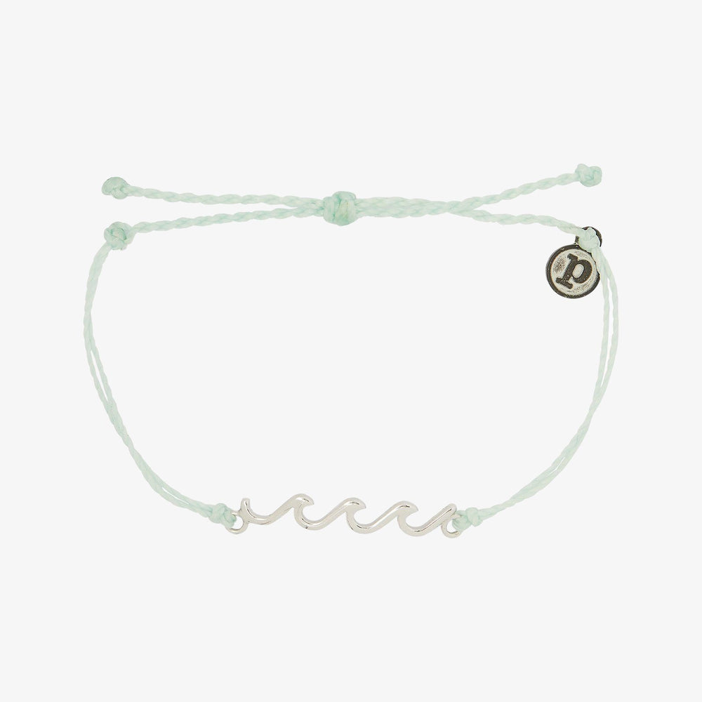 Pura vida silver wave bracelet outlet