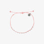 Silver Stitched Beaded Anklet