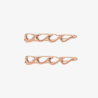 Wave Hair Barrettes (Set of 2)