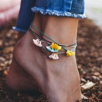 Triple Tassel Anklet Gallery Thumbnail